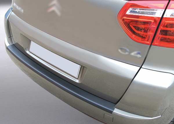 Zaščitna letvica zadnjega odbijača kompatibilna za Citroen C4-Picasso 10.2006-08.2013 ni za Grand Picasso zaščita nakladalnega roba z globokim zaščitnim robom, ABS plastika- posebna barva videz brušen aluminij