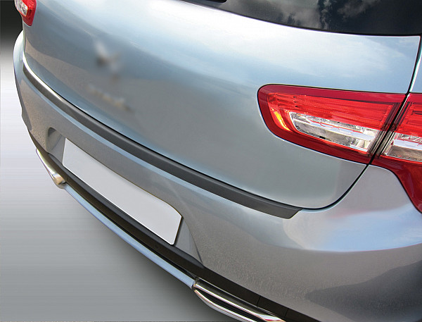 Zaštitna letva stražnjeg branika pogodno za Citroen DS5 03.2012-04.2018  precizno pristajanje s dubokim zaštitnim rubom, ABS plastika- boja crna mat