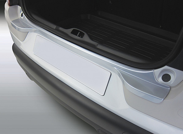 Rear Bumper Protector compatible with Citroen C4-Cactus 09.2014-12.2017  Rearguard, Tailored Fit Bumper Guard, ABS Plastic- Special Colour Carbon Look