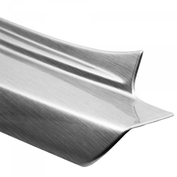 Zaštitna letva stražnjeg branika pogodno za Citroen C3 01.2010-01.2017  precizno pristajanje s dubokim zaštitnim rubom, ABS plastika- posebna boja izgled brušeni aluminij