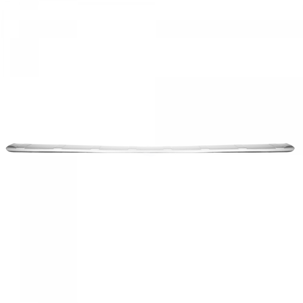 Rear Bumper Protector compatible with Citroen Berlingo 09.2018-> also for Multispace Rearguard, Tailored Fit Bumper Guard, ABS Plastic- Special Colour Brushed Aluminum Look