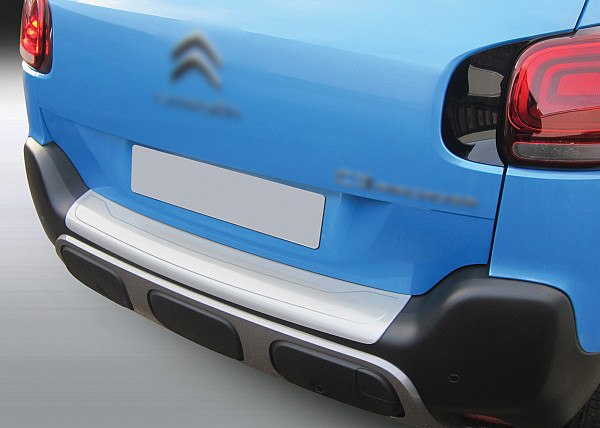 Ladekantenschutz passend für Citroen C3 Aircross ab BJ. 11.2017>  passgenau mit Abkantung ABS- Farbe schwarz