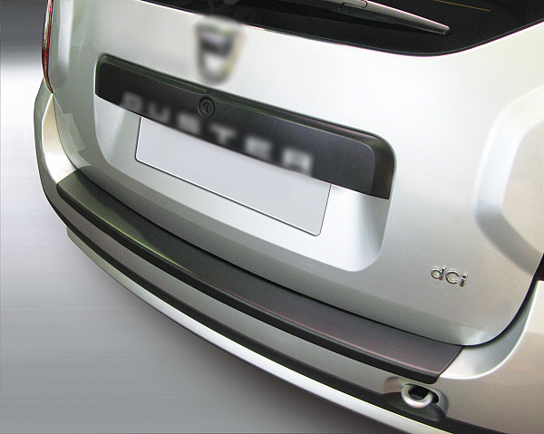 Rear Bumper Protector compatible with Dacia Duster 04.2010-12.2017  Rearguard, Tailored Fit Bumper Guard, ABS Plastic- Special Colour Silver