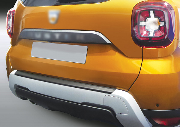 Rear Bumper Protector compatible with Dacia Duster 01.2018-07.2024  Rearguard, Tailored Fit Bumper Guard, ABS Plastic- Colour Matte Black