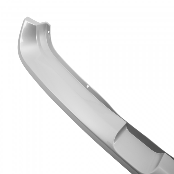 Rear Bumper Protector compatible with Dacia Sandero (1. Generation)  06.2008-11.2012 not for Stepway Rearguard, Tailored Fit Bumper Guard, ABS Plastic- Special Colour Brushed Aluminum Look