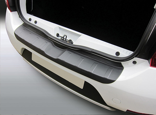 Ladekantenschutz passend für Dacia Sandero & Sandero Stepway II ab BJ. 12.2012-9.2020  passgenau mit Abkantung ABS- Farbe schwarz