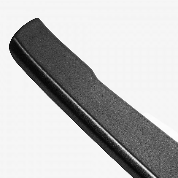 Rear Bumper Protector compatible with Dacia Sandero & Sandero Stepway III 01.2021->  Rearguard, Tailored Fit Bumper Guard, ABS Plastic- Special Colour Gloss Black