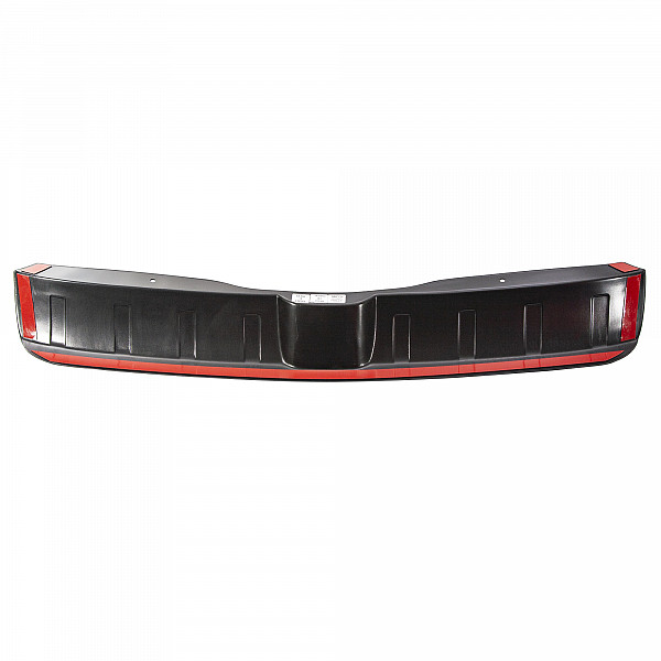 Ladekantenschutz passend für Dacia Sandero & Sandero Stepway II ab BJ. 12.2012-9.2020  passgenau mit Abkantung ABS- Farbe schwarz