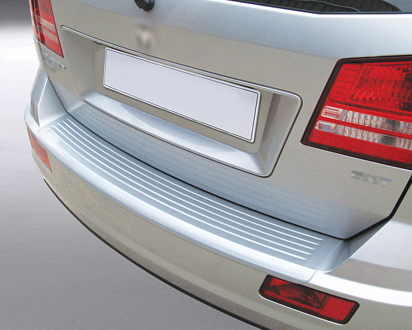 Ladekantenschutz passend für Dodge Journey (vor Facelift) ab BJ. 9.2007-8.2011  passgenau mit Abkantung ABS- Sonderfarbe Silber