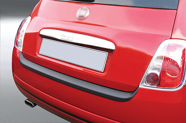 Ladekantenschutz passend für Fiat 500 & 500C ab BJ. 10.2007-7.2015 nicht für Abarth passgenau mit Abkantung ABS- Farbe schwarz