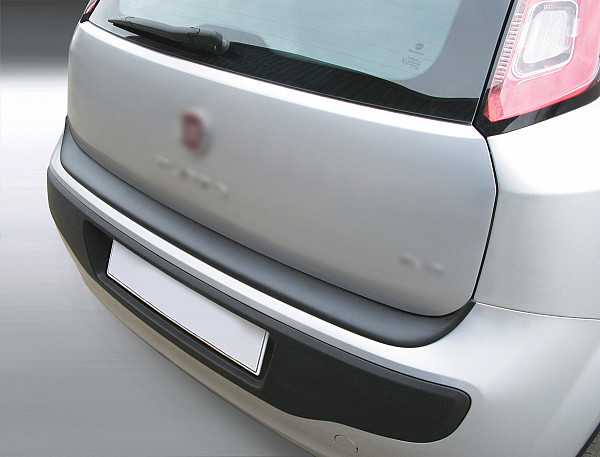 Ladekantenschutz passend für Fiat Punto Evo ab BJ. 10.2009-12.2011  passgenau mit Abkantung ABS- Farbe schwarz
