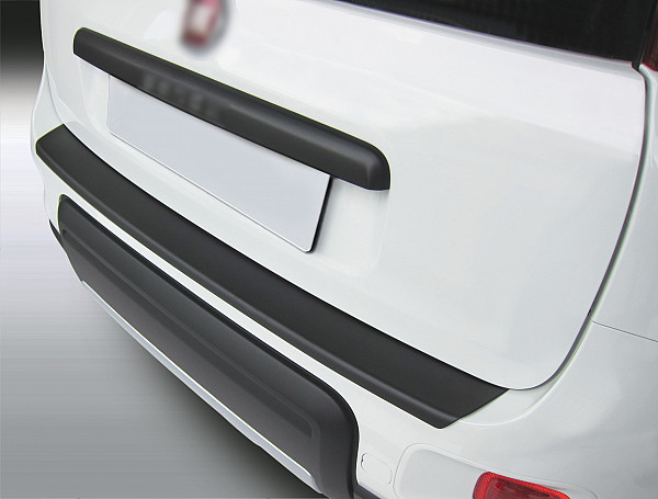 Rear Bumper Protector compatible with Fiat Panda 4x4 & Trekking 03.2012-> not for Cross Rearguard, Tailored Fit Bumper Guard, ABS Plastic- Colour Matte Black