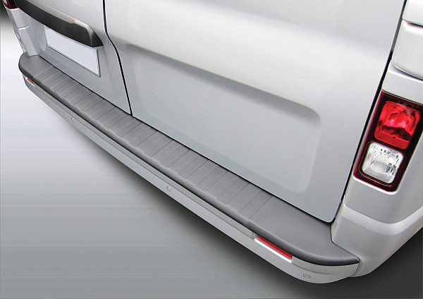 Rear Bumper Protector compatible with Fiat Talento Cargo & Passenger 09.2016-10.2021  Rearguard, Tailored Fit Bumper Guard, ABS Plastic- Colour Matte Black