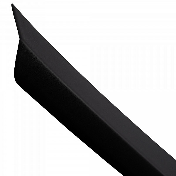 Rear Bumper Protector compatible with Fiat 500e 11.2020 electric Rearguard, Tailored Fit Bumper Guard, ABS Plastic- Colour Matte Black