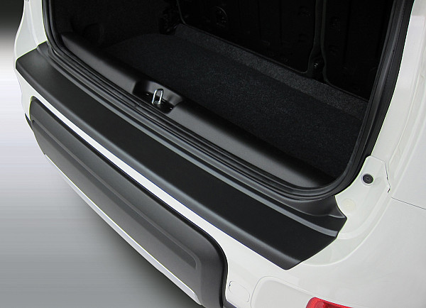 Rear Bumper Protector compatible with Fiat Panda 4x4 & Trekking 03.2012-> not for Cross Rearguard, Tailored Fit Bumper Guard, ABS Plastic- Colour Matte Black