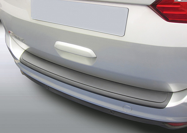 Zaščitna letvica zadnjega odbijača kompatibilna za Ford Grand C Max 06.2015-05.2019  zaščita nakladalnega roba z globokim zaščitnim robom, ABS plastika- barva črna mat