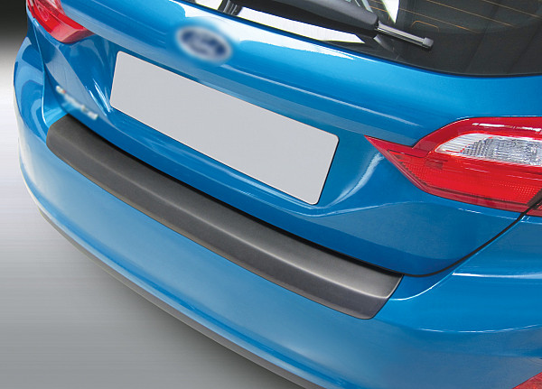 Zaštitna letva stražnjeg branika pogodno za Ford Fiesta 06.2017-07.2023  također za ST, Sportvan, Active precizno pristajanje s dubokim zaštitnim rubom, ABS plastika- boja crna mat