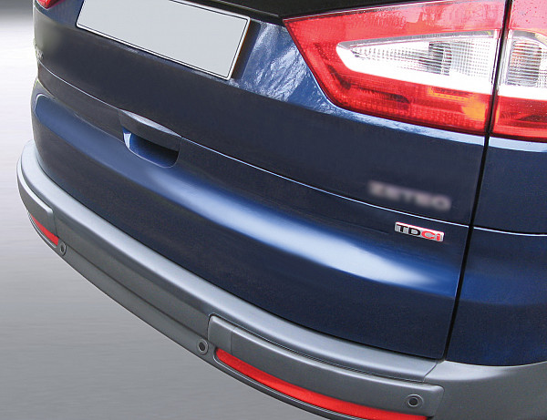 Ladekantenschutz passend für Ford Galaxy ab BJ. 7.2006-5.2015  passgenau mit Abkantung ABS- Farbe schwarz