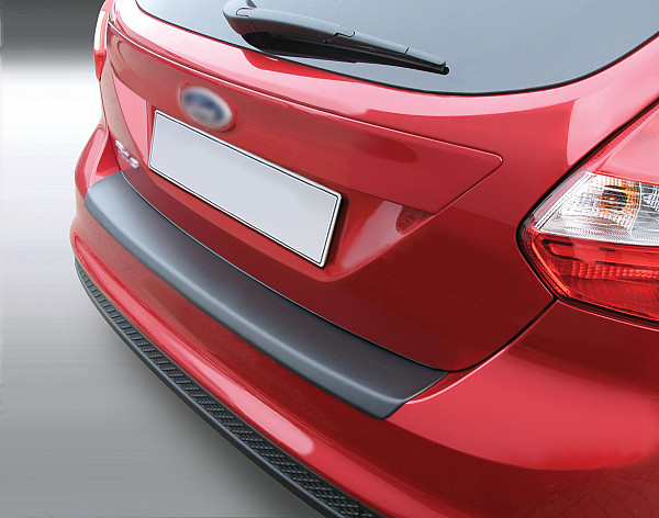 Zaštitna letva stražnjeg branika pogodno za Ford Focus Hatchback 02.2011-12.2014 također za ST precizno pristajanje s dubokim zaštitnim rubom, ABS plastika- boja crna mat