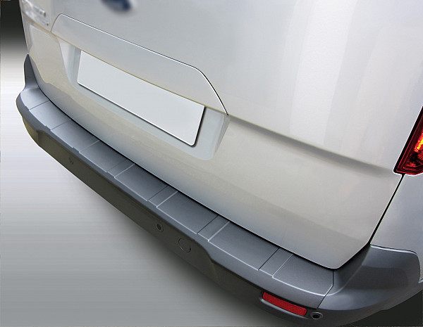 Rear Bumper Protector compatible with Ford Tourneo Connect, Transit Connect, Grand Tourneo Connect 12.2013-03.2022  Rearguard, Tailored Fit Bumper Guard, ABS Plastic- Colour Matte Black
