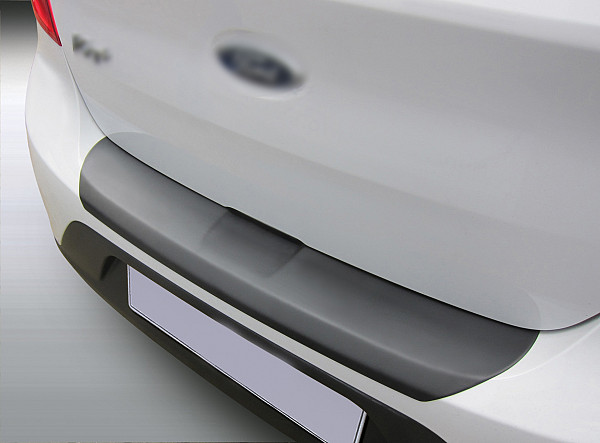 Zaštitna letva stražnjeg branika pogodno za Ford Ka+ 10.2016-02.2018  precizno pristajanje s dubokim zaštitnim rubom, ABS plastika- posebna boja izgled brušeni aluminij