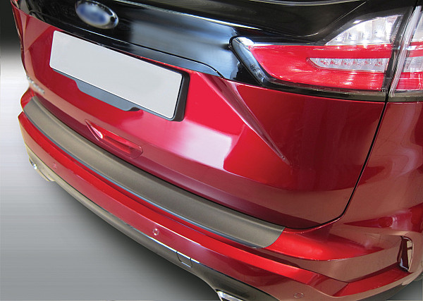 Zaščitna letvica zadnjega odbijača kompatibilna za Ford Edge 10.2018-12.2020 ni za Titanium zaščita nakladalnega roba z globokim zaščitnim robom, ABS plastika- barva črna mat