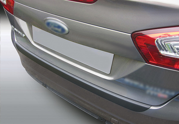 Zaščitna letvica zadnjega odbijača kompatibilna za Ford Mondeo Limuzina 12.2010-01.2015  zaščita nakladalnega roba z globokim zaščitnim robom, ABS plastika- barva črna mat