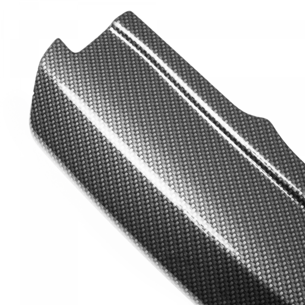 Rear Bumper Protector compatible with Ford Mustang 01.2015-01.2024 short version Rearguard, Tailored Fit Bumper Guard, ABS Plastic- Special Colour Carbon Look