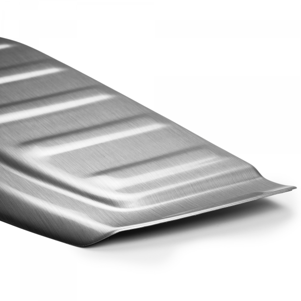 Ladekantenschutz passend für Ford Galaxy ab BJ. 7.2015-4.2023  passgenau mit Abkantung ABS- Sonderfarbe Aluminium Gebürstet Optik