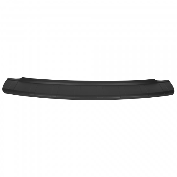 Rear Bumper Protector compatible with Ford Edge 06.2016-09.2018 not for Titanium, ribbed surface Rearguard, Tailored Fit Bumper Guard, ABS Plastic- Special Colour Brushed Aluminum Look