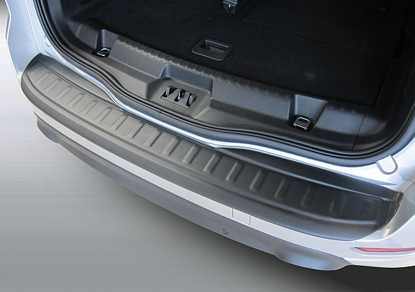 Ladekantenschutz passend für Ford S Max ab BJ. 9.2015-4.2023  passgenau mit Abkantung ABS- Farbe schwarz