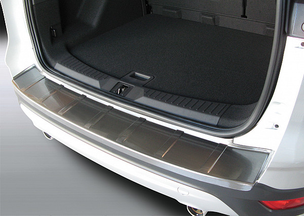 Zaščitna letvica zadnjega odbijača kompatibilna za Ford Kuga 03.2013-04.2020 MK2 & MK3 zaščita nakladalnega roba z globokim zaščitnim robom, ABS plastika- barva črna mat