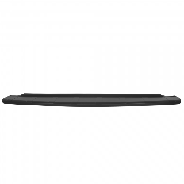 Rear Bumper Protector compatible with Ford Edge 06.2016-09.2018 not for Titanium, ribbed surface Rearguard, Tailored Fit Bumper Guard, ABS Plastic- Special Colour Brushed Aluminum Look