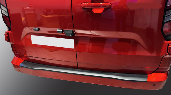 Ladekantenschutz passend für Ford Transit Custom & Tourneo Custom ab BJ. 7.2023>  passgenau mit Abkantung ABS- Farbe schwarz