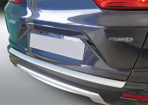 Ladekantenschutz passend für Honda CR-V ab BJ. 10.2018-7.2023  passgenau mit Abkantung ABS- Sonderfarbe Silber