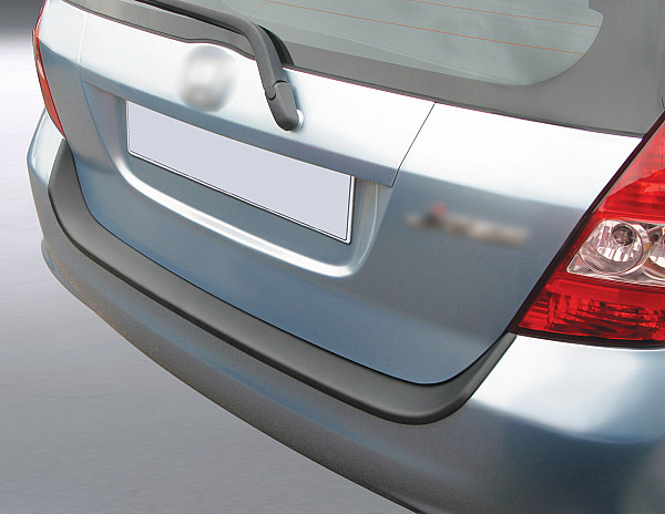 Ladekantenschutz passend für Honda Jazz ab BJ. 10.2004-10.2008  passgenau mit Abkantung ABS- Farbe schwarz