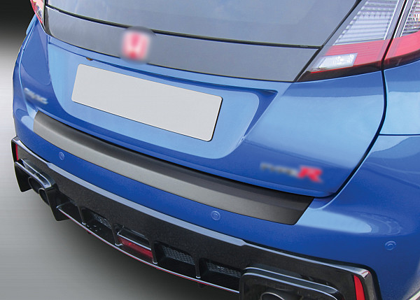 Ladekantenschutz passend für Honda Civic Schrägheck ab BJ. 1.2015-3.2017  passgenau mit Abkantung ABS- Sonderfarbe Carbon Optik