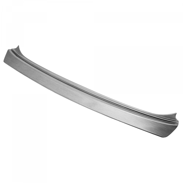 Ladekantenschutz passend für Hyundai Santa FE ab BJ. 9.2012-10.2015  passgenau mit Abkantung ABS- Sonderfarbe Aluminium Gebürstet Optik