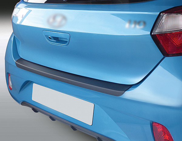 Ladekantenschutz passend für Hyundai i10 ab BJ. 2.2020>  passgenau mit Abkantung ABS- Farbe schwarz