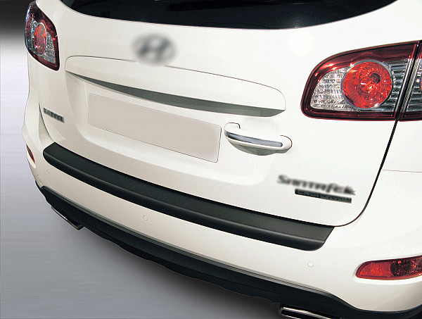 Zaštitna letva stražnjeg branika pogodno za Hyundai Santa FE 12.2009-08.2012  precizno pristajanje s dubokim zaštitnim rubom, ABS plastika- boja crna mat