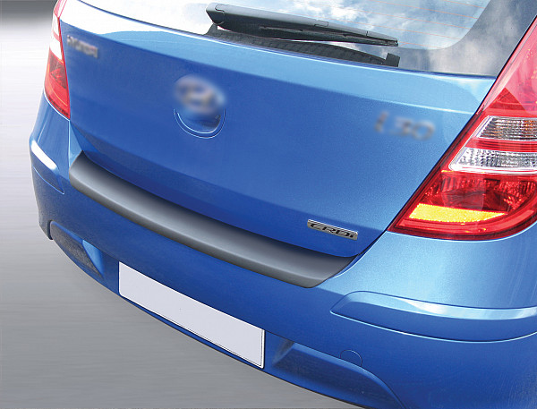 Zaštitna letva stražnjeg branika pogodno za Hyundai i30 07.2010-02.2012 Hatchback precizno pristajanje s dubokim zaštitnim rubom, ABS plastika- boja crna mat