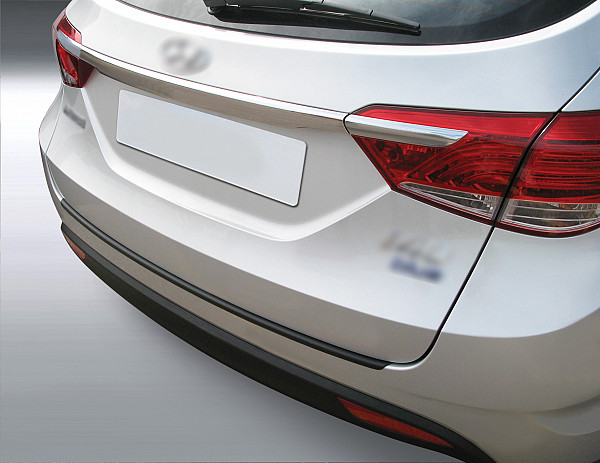 Zaštitna letva stražnjeg branika pogodno za Hyundai i40 Karavan 09.2011-07.2019  precizno pristajanje s dubokim zaštitnim rubom, ABS plastika- boja crna mat