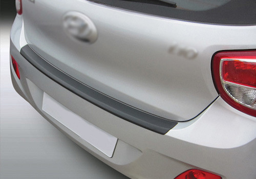 Zaštitna letva stražnjeg branika pogodno za Hyundai i10 11.2013-12.2016  precizno pristajanje s dubokim zaštitnim rubom, ABS plastika- boja crna mat