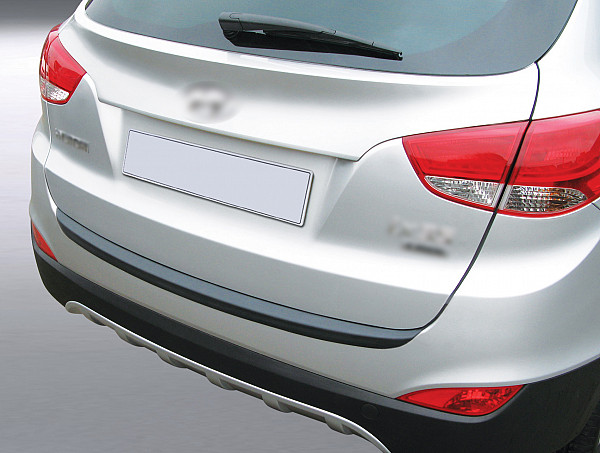 Ladekantenschutz passend für Hyundai iX35 ab BJ. 3.2010-8.2015  passgenau mit Abkantung ABS- Farbe schwarz