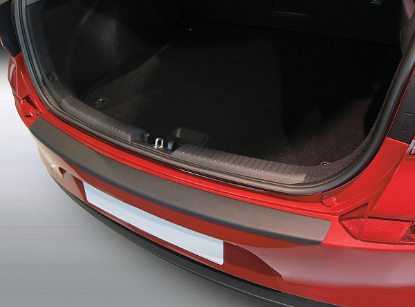 Zaštitna letva stražnjeg branika pogodno za Hyundai i30 Hatchback 04.2017-08.2020  precizno pristajanje s dubokim zaštitnim rubom, ABS plastika- boja crna mat