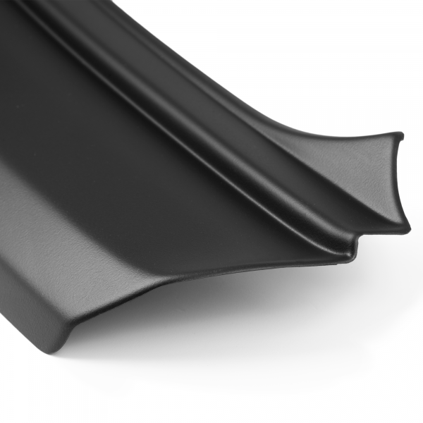 Ladekantenschutz passend für Hyundai i40 Limousine ab BJ. 3.2012-5.2015  passgenau mit Abkantung ABS- Sonderfarbe Aluminium Gebürstet Optik