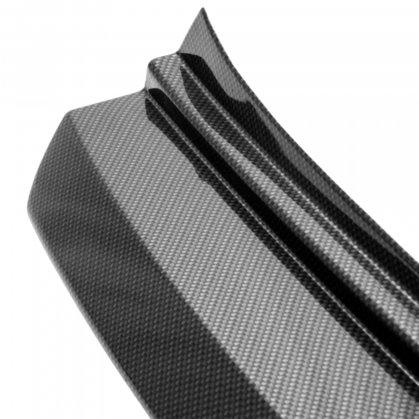 Rear Bumper Protector compatible with Hyundai Tucson 05.2015-07.2018  Rearguard, Tailored Fit Bumper Guard, ABS Plastic- Special Colour Carbon Look
