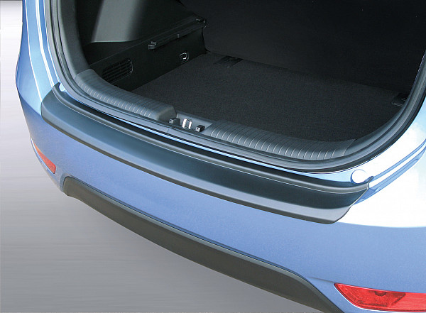 Ladekantenschutz passend für Hyundai iX20 ab BJ. 11.2010-7.2019  passgenau mit Abkantung ABS- Farbe schwarz