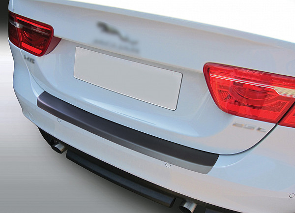 Rear Bumper Protector compatible with Jaguar XE 06.2015-01.2019  Rearguard, Tailored Fit Bumper Guard, ABS Plastic- Colour Matte Black