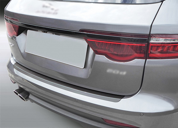 Ladekantenschutz passend für Jaguar XF Sportbrake Kombi ab BJ. 7.2017>  passgenau mit Abkantung ABS- Farbe schwarz